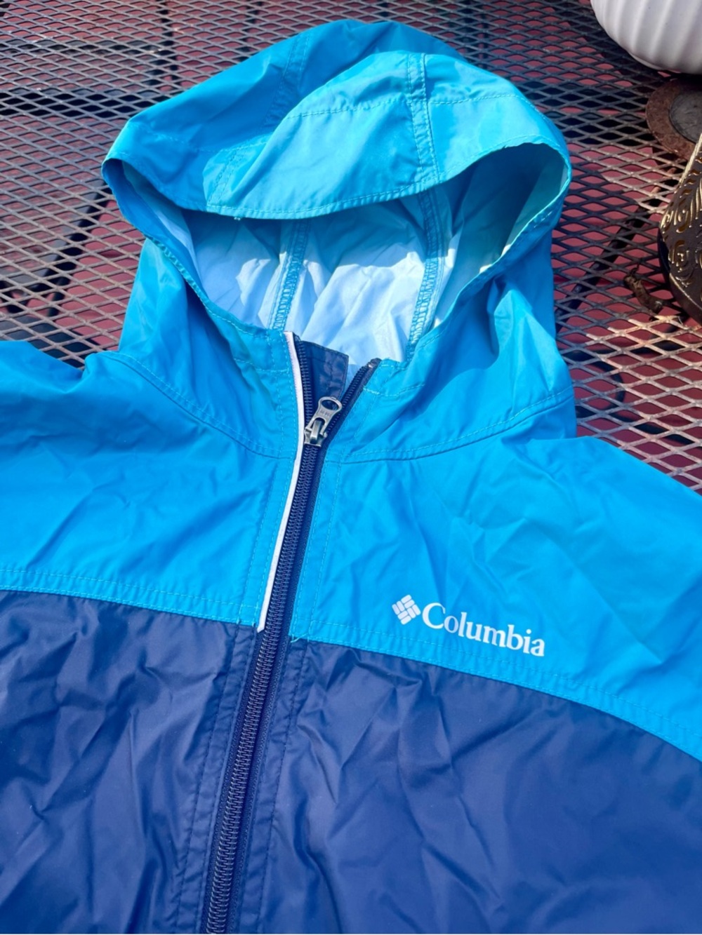 Columbia Boys' Glennaker Hooded Windbreaker Rain Jacket